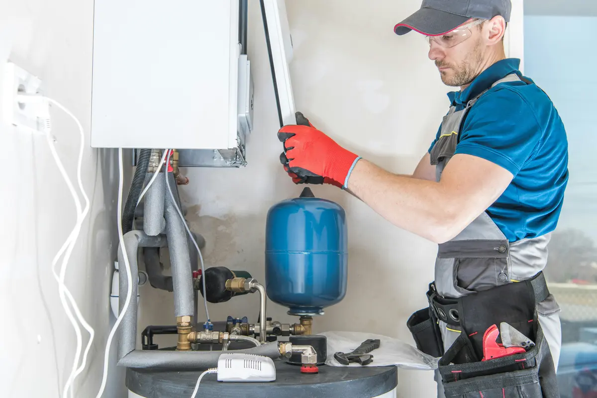 Boiler service in a Toronto residential home