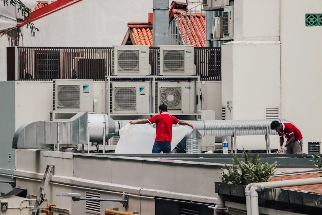 Commercial HVAC work in a Toronto property